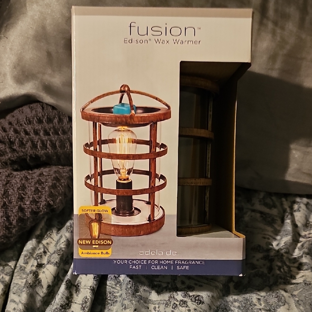 Fusion Edison Wax Warmer with Copper Glow